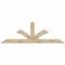 Ekena Millwork Richland Rough Sawn Timber Gable Bracket, Douglas Fir, 96"W x 32"H x 4"D x 6"F, 8/12 Pitch GBW096X32X0406RIC00RDF - alternate 1